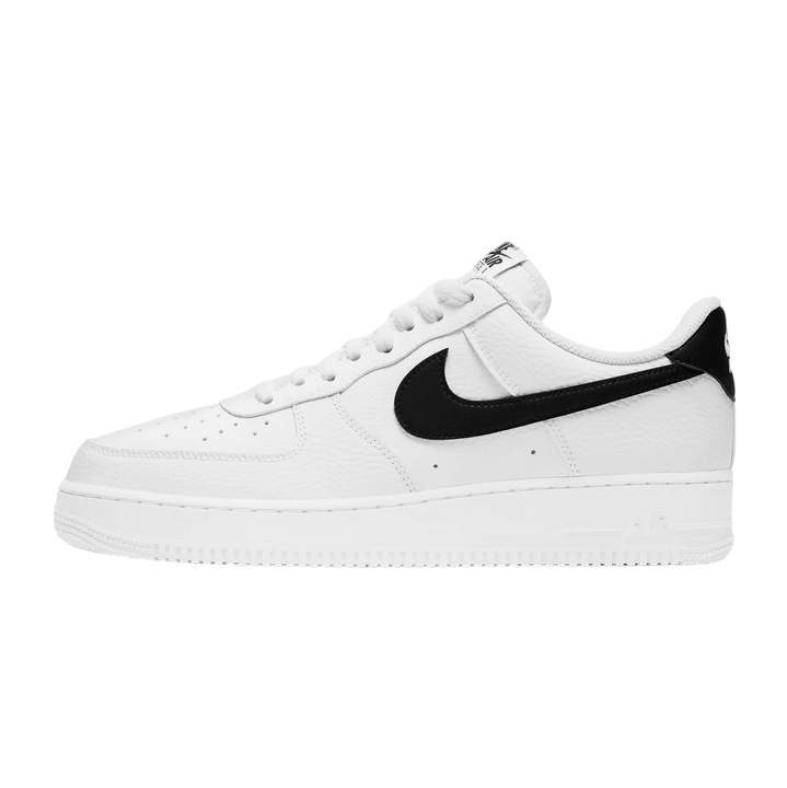 Nike Air Force 1 '07 CT2302-100 Bianco Nero Uomo Sneakers Pelle Premium