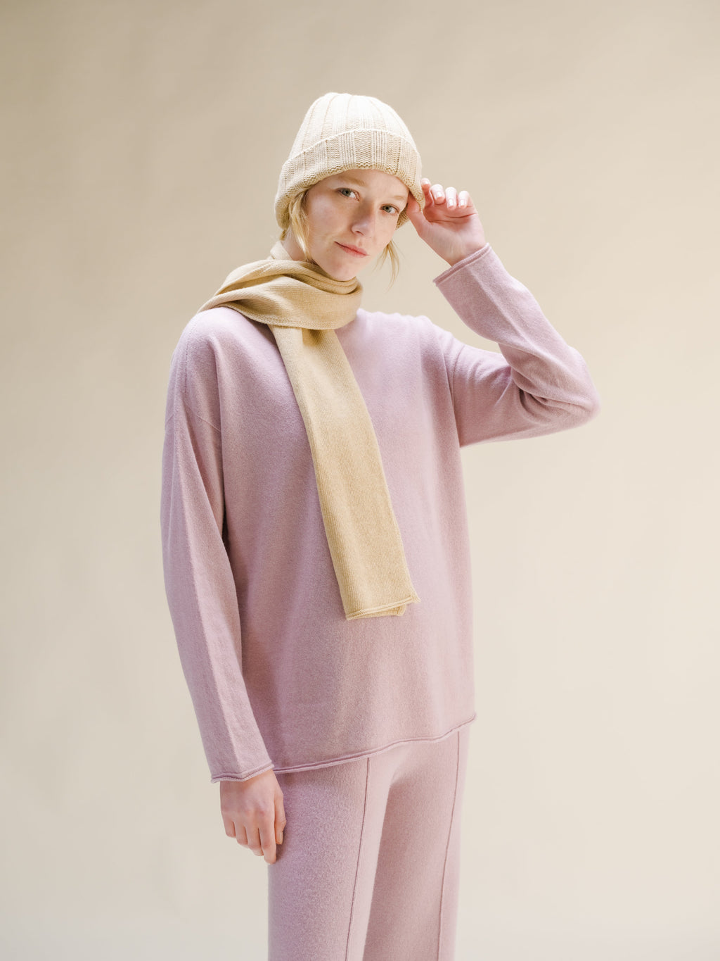 Cashmere Mix Jabot