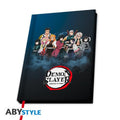 DEMON SLAYER Taccuino A5 ABYstyle COLLEZIONE NOTEBOOK UFFICIALE 21.7cm x 15.5cm