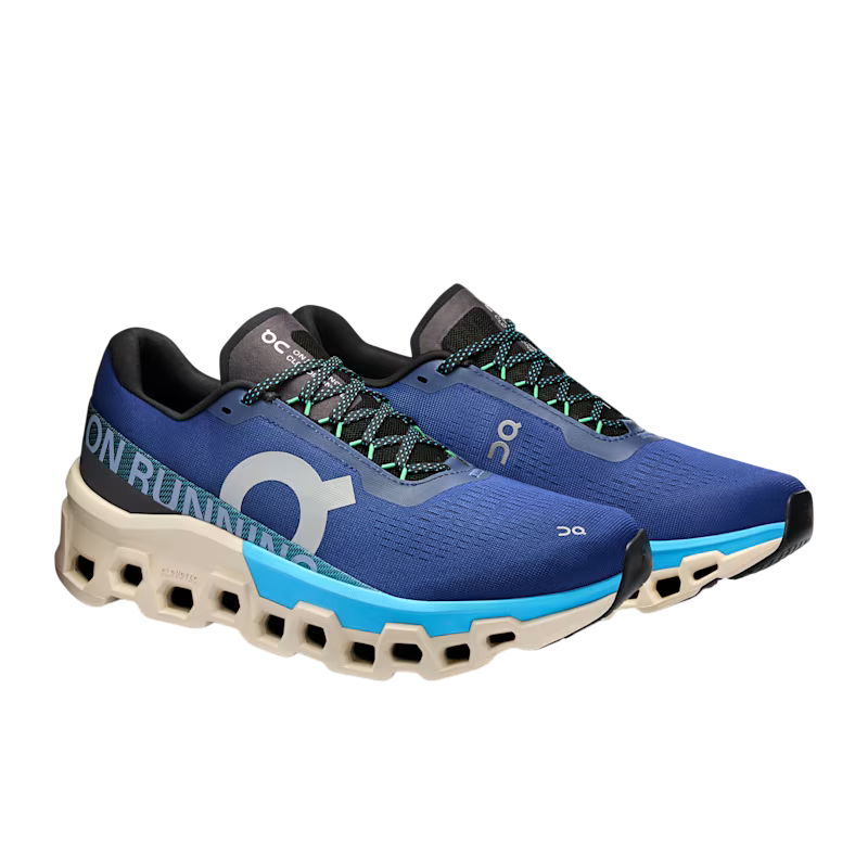On Cloudmonster 2 Uomo Blu - Scarpe Running Massima Ammortizzazione