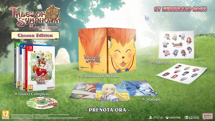 Tales Of Symphonia Remastered - Chosen Edition Ps4 Gioco Italiano Eu Nuovo