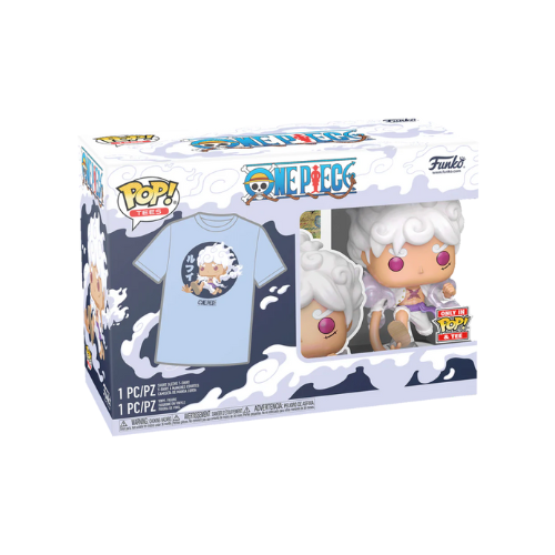 Funko Pop & Tee - One Piece Luffy Gear Five - Figure + T-Shirt Fifth Gear OP (M)