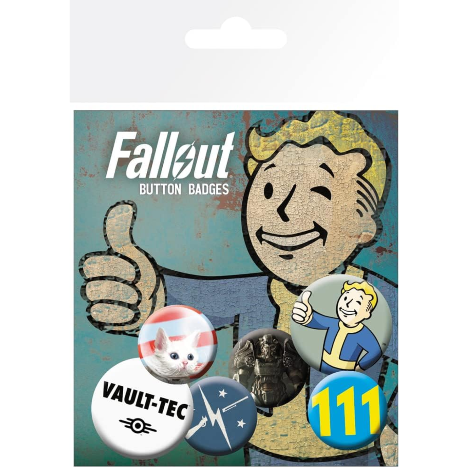 Abystyle Fallout Button Badges Set 6 Spille Logo Fallout