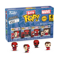 Funko Bitty Pop! Marvel Spiderman 4 Pack Peter Parker/Spiderman Limited Chase