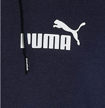 Puma Felpa Cappuccio ESS Small Logo 586704-06 Blu Navy