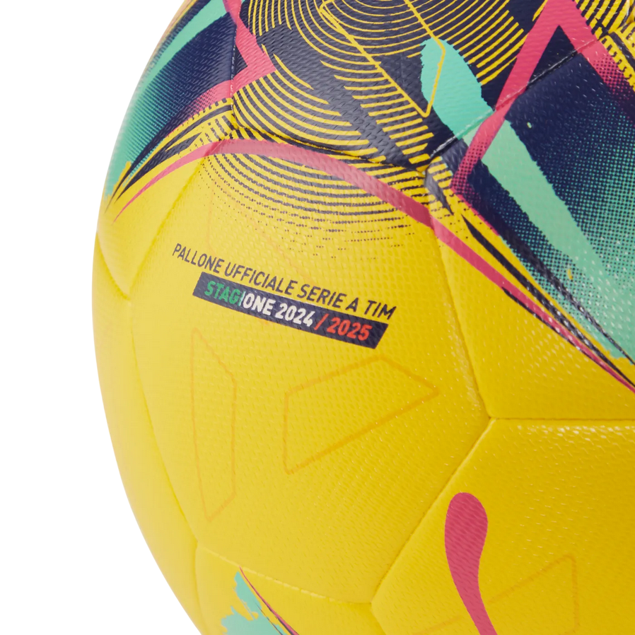 Pallone Calcio Puma Serie A Orbita Giallo Misura 5