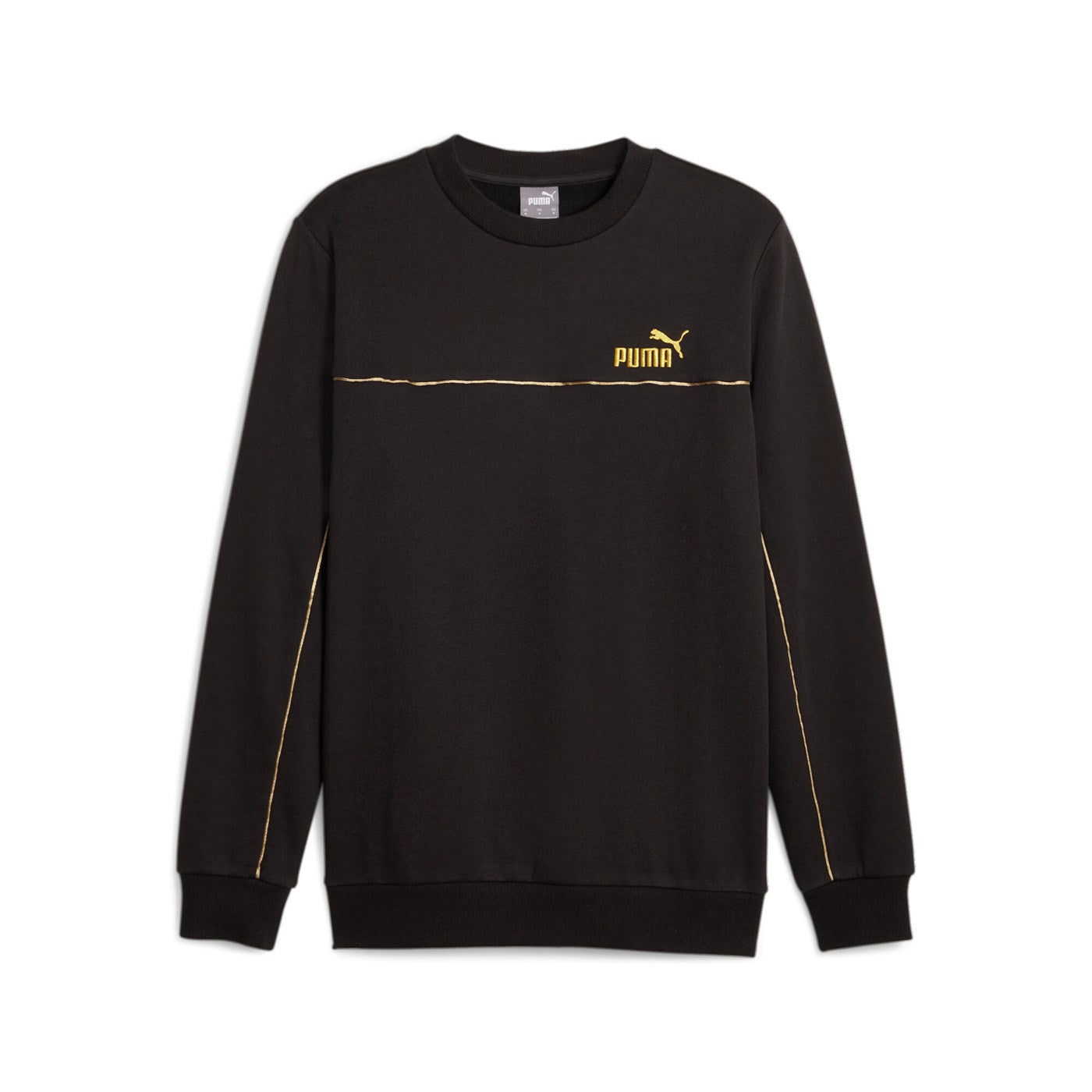 Puma Felpa Girocollo ESS+ Minimal Gold 680014-01 Nero