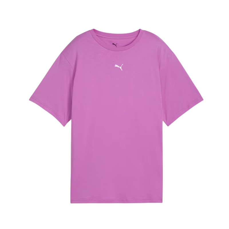 Puma maglietta manica corta da donna ampia Essential Relaxed 684971-89 bacca