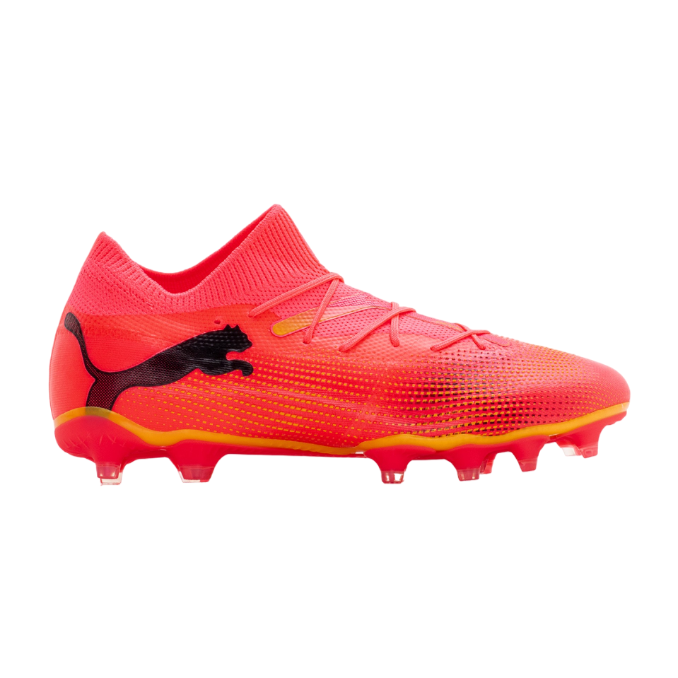 Puma Scarpe Calcio Uomo Future 7 Mach FG/AG Arancione Nera - 107715-03