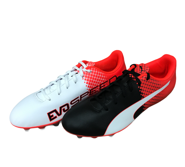 Puma scarpa da calcio da uomo evoSpeed 5.5 AG 103598 nero-bianco-rosso