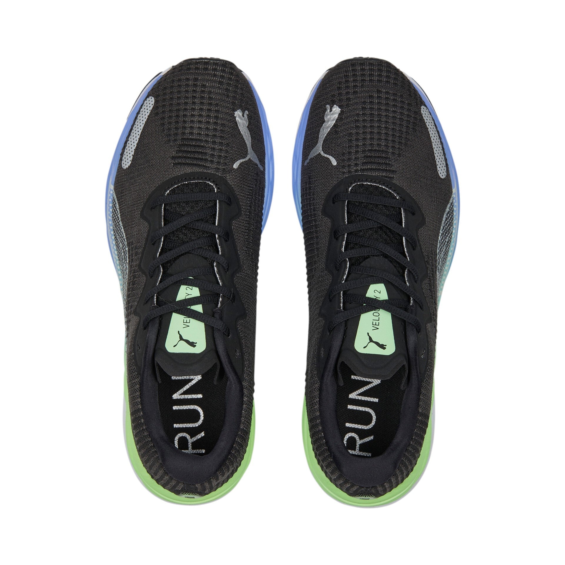 Puma Velocity Nitro Fade 378526 Scarpa Running Uomo Nero Viola