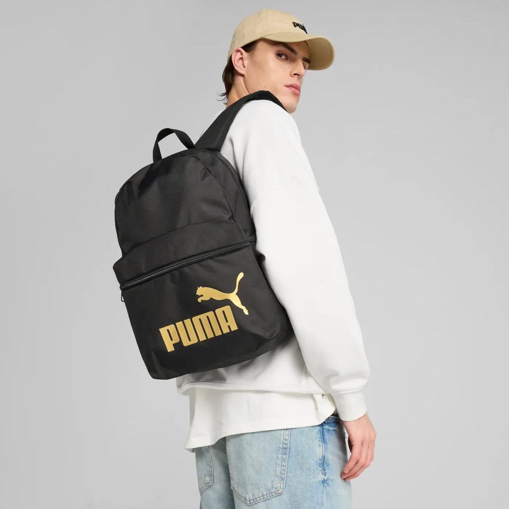 Puma zaino multiuso Phase 091164-03 nero-oro