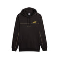 Puma felpa con cappuccio da uomo Ess+ minimal Gold 680013-01 nero