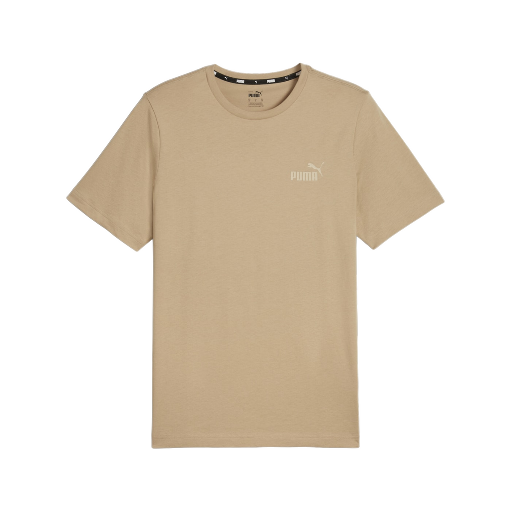Puma maglietta manica corta da uomo con stampa logo piccolo ESS 586669-78 tortora