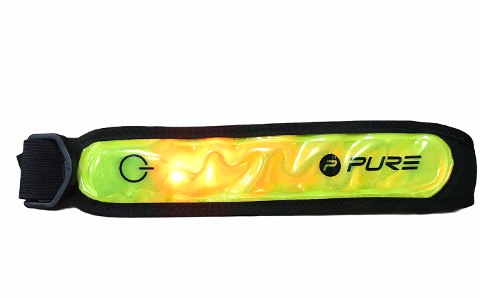 Pure 2Improve Fascia Rifrangente LED Running Notturno - Reflective Armband