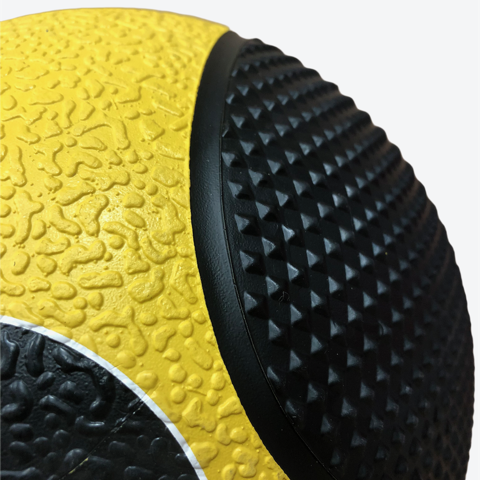 Pure 2Improve Palla Medica 5kg P2I110030 Ø24cm Giallo Nero Gomma
