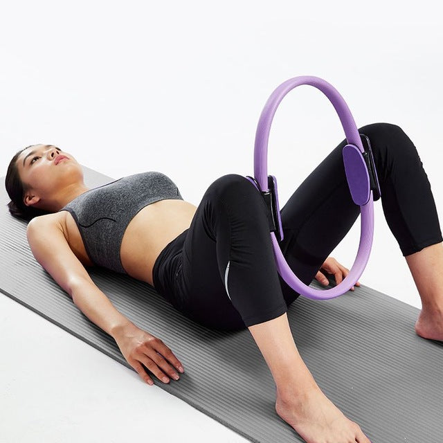 Cerchio Anello Pilates Ring Magic Circle Attrezzo Fitness Yoga Accessori - Verde