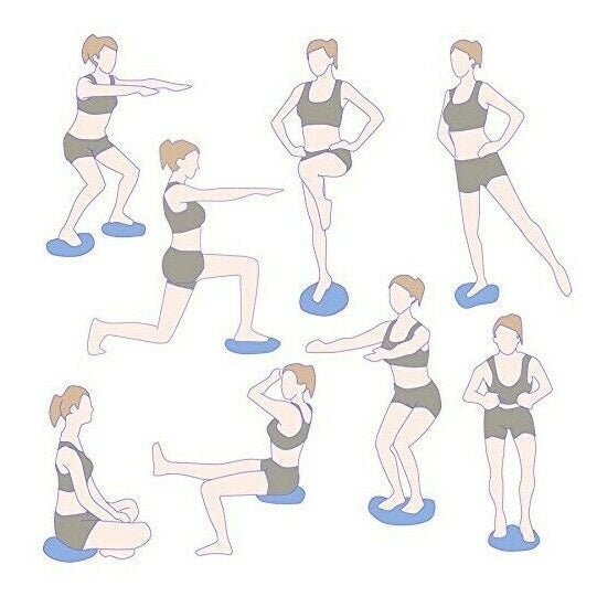 CUSCINO EQUILIBRIO GONFIABILE BALANCE PROPRIOCETTIVO DISCO YOGA PILATES | NERO