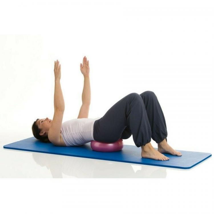 CUSCINO EQUILIBRIO GONFIABILE BALANCE PROPRIOCETTIVO DISCO YOGA PILATES | BLU