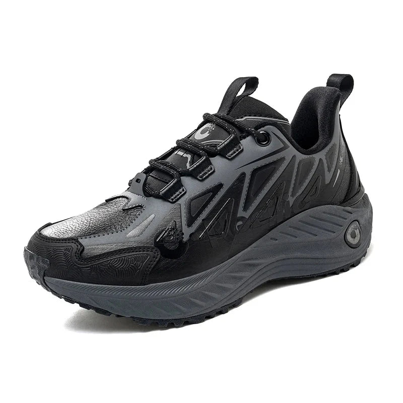 ONEMIX Scarpe casual da uomo autunno inverno Scarpe da trekking antiscivolo e resistenti all'usura con assorbimento degli urti morbido ed elastico