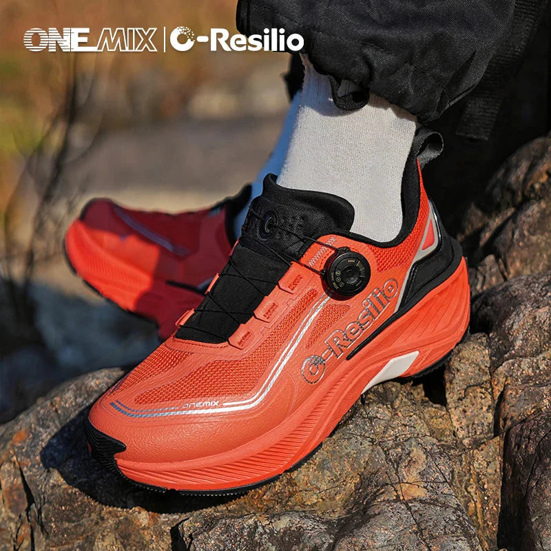 ONEMIX Scarpe Sportive Casual Impermeabili Autunno Inverno per Uomo, Scarpe da Passeggio Leggere Antiscivolo per Esterni, Scarpe da Papà per Donna
