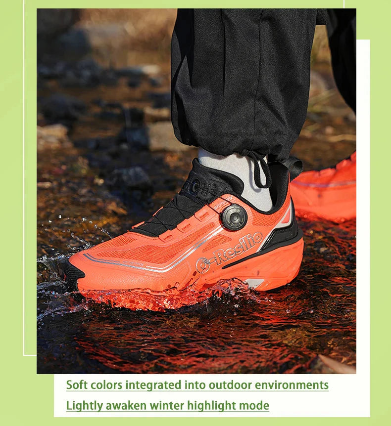 ONEMIX Scarpe Sportive Casual Impermeabili Autunno Inverno per Uomo, Scarpe da Passeggio Leggere Antiscivolo per Esterni, Scarpe da Papà per Donna