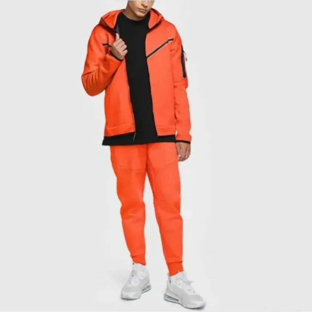Men's Tracksuits Sports Suit Cotton Brand Tech Fleece Good Quality Hoodie Male Training Wear Sweatshirt Set Sweatpants