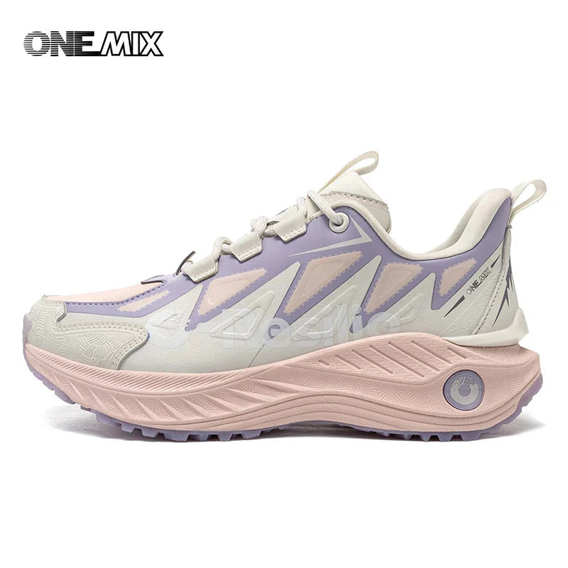 ONEMIX Scarpe casual da uomo autunno inverno Scarpe da trekking antiscivolo e resistenti all'usura con assorbimento degli urti morbido ed elastico