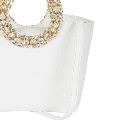 BORSA CIRCLE BIANCA