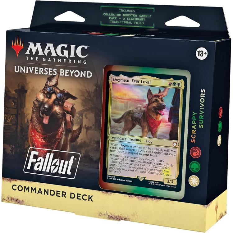 Magic The Gathering: Univers Beyond "Fallout" Set Completo 4 Commander Deck  Eng