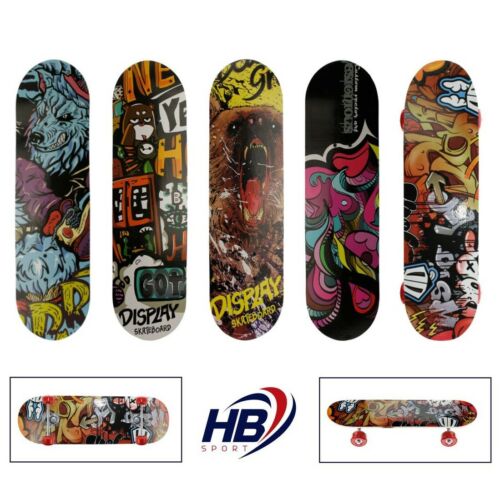Hb Sport Skateboard Completo Ragazzi/Adulto Unisex Skate In Legno 06053 70Cm