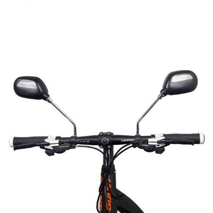 COPPIA 2 SPECCHIETTI RIGIDO BICI RETROVISORE SPECCHIO BICICLETTA DESTRO/SINISTRO