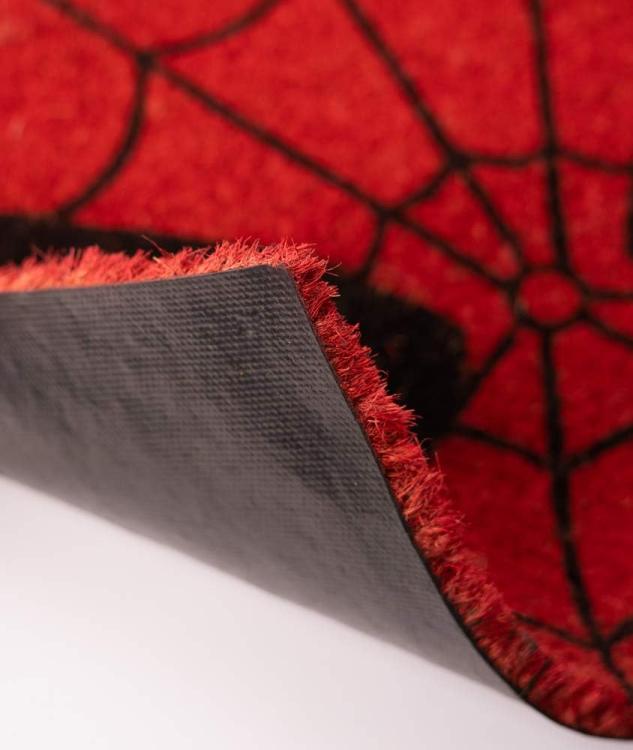 Marvel Zerbino Spider-Man Rosso Tappeto Cameretta Bagno Antiscivolo 40X60Cm