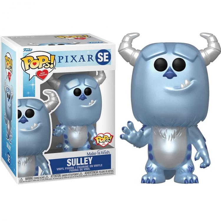 Funko Pops ! With Purpose Disney Pixar Sulley Se Make A Wish 2022 Metallic Vinyl