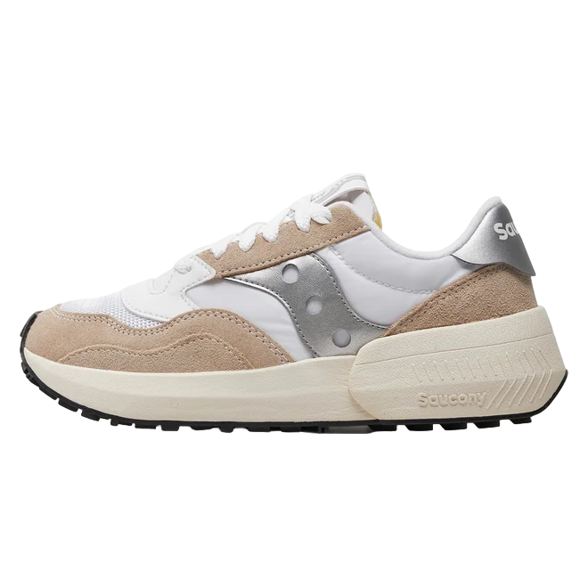 Saucony Jazz NXT Sneakers Lifestyle Donna Bianco Argento - S60790-11