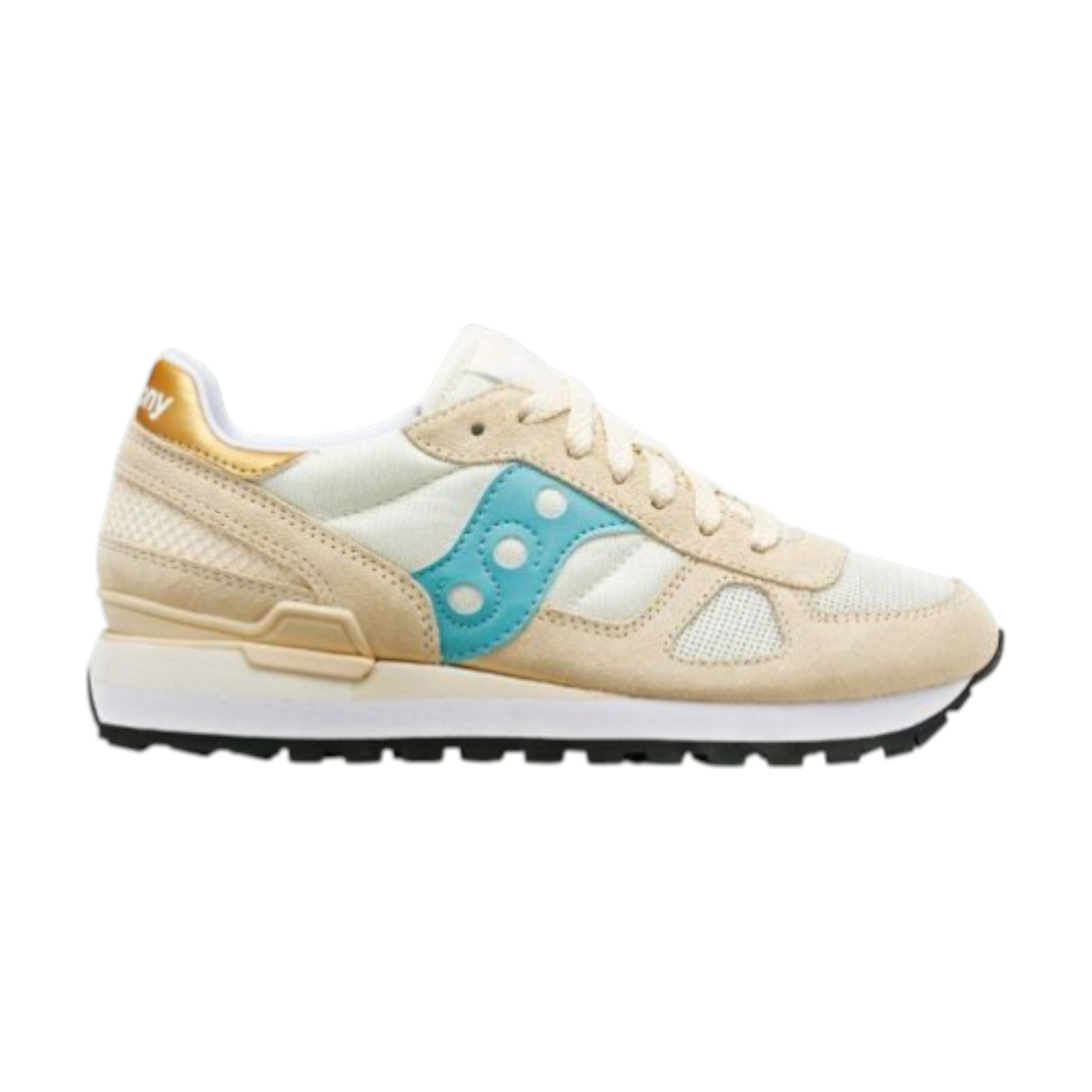 Saucony Sneakers Shadow Original S1108-839 Beige Turchese Donna