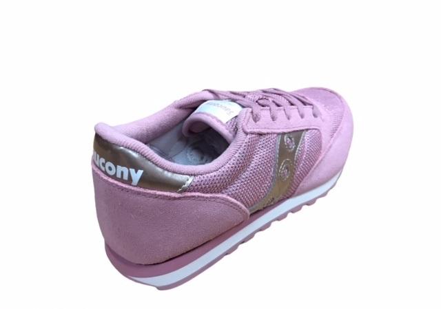 Saucony Originals scarpa sneakers da ragazza Jazz SK159614Y rosa-argento