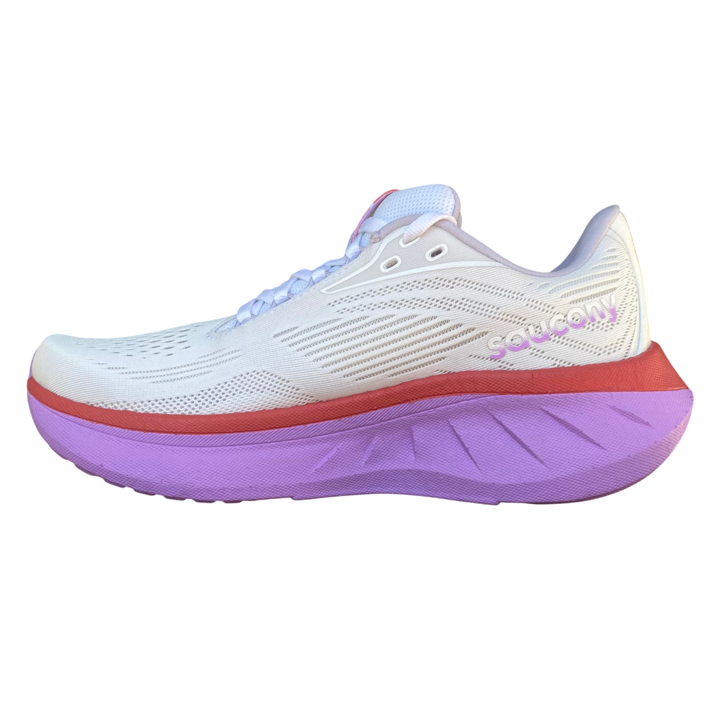 Saucony Ride 18 S11000-240 Scarpe Running Donna Bianco-Corallo