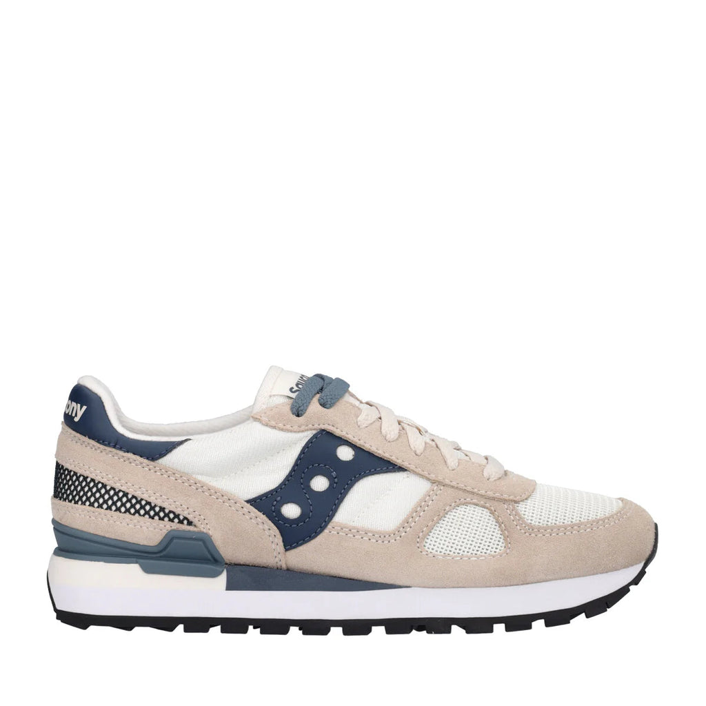Saucony Shadow Original S2108-879 Sneakers Uomo Bianco Navy Blu Vintage