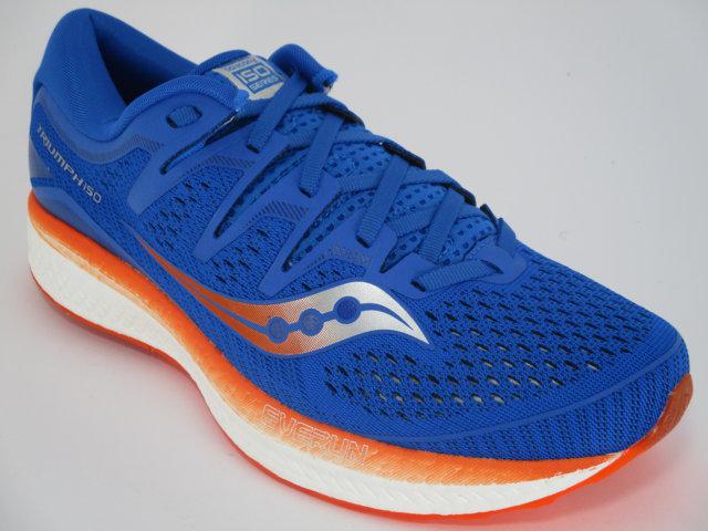 Saucony Triumph ISO 5 S20462-36 Scarpe Running Uomo Blu Arancio - Ammortizzazione PWRRUN+