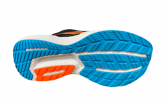 Saucony Triumph 18 Scarpe Running Uomo Nero Arancio