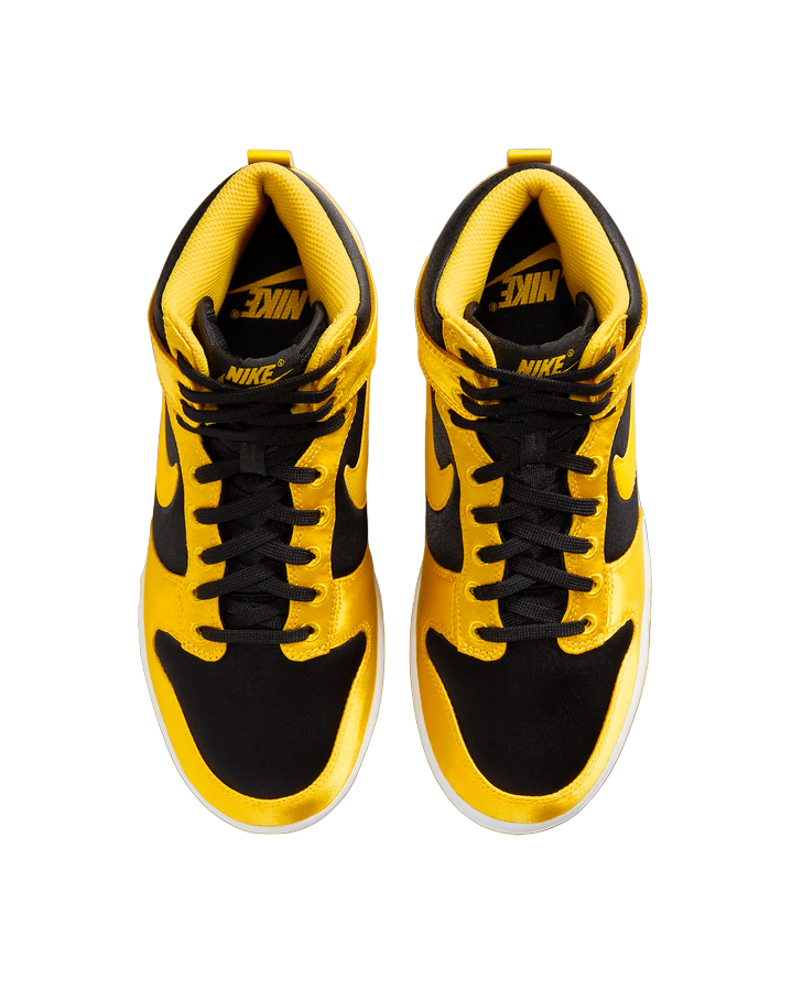 Nike Dunk High FN4216-001 Sneakers Donna Nero Bianco Giallo Mais