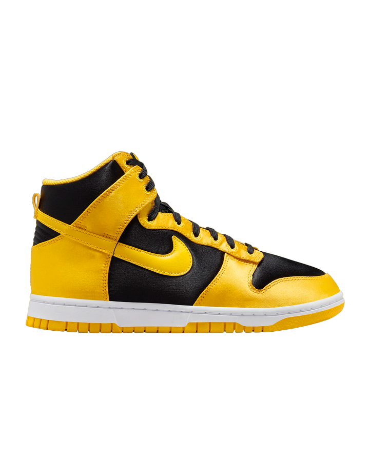 Nike Dunk High FN4216-001 Sneakers Donna Nero Bianco Giallo Mais
