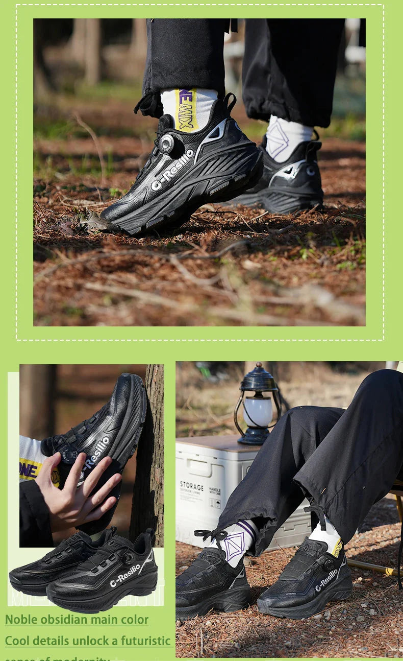 ONEMIX Scarpe Sportive Casual Impermeabili Autunno Inverno per Uomo, Scarpe da Passeggio Leggere Antiscivolo per Esterni, Scarpe da Papà per Donna