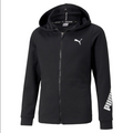 Puma felpa con cappuccio e cerniera intera da ragazza Modern Sports 589215 01 nero