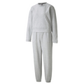 Puma tuta da donna con felpa girocollo Loungewear 845855-04 grigio