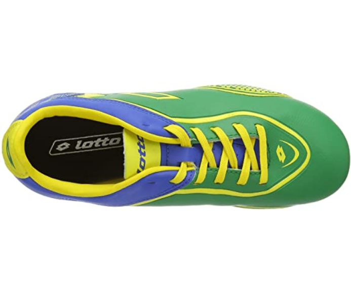 Lotto Zhero Gravity Scarpe Calcio Junior Verde Giallo Blu