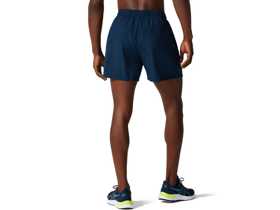 Asics pantaloncino da corsa da uomo Core 5in Short 2011C336 400 french blue