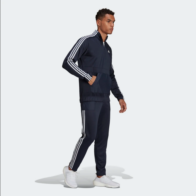 Adidas Tuta sportiva da uomo Aeroready Tricot Quarter Zip HE2232 blu