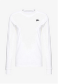 Nike T-shirt manica lunga a uomo Club Sportwear AR5193-100 white